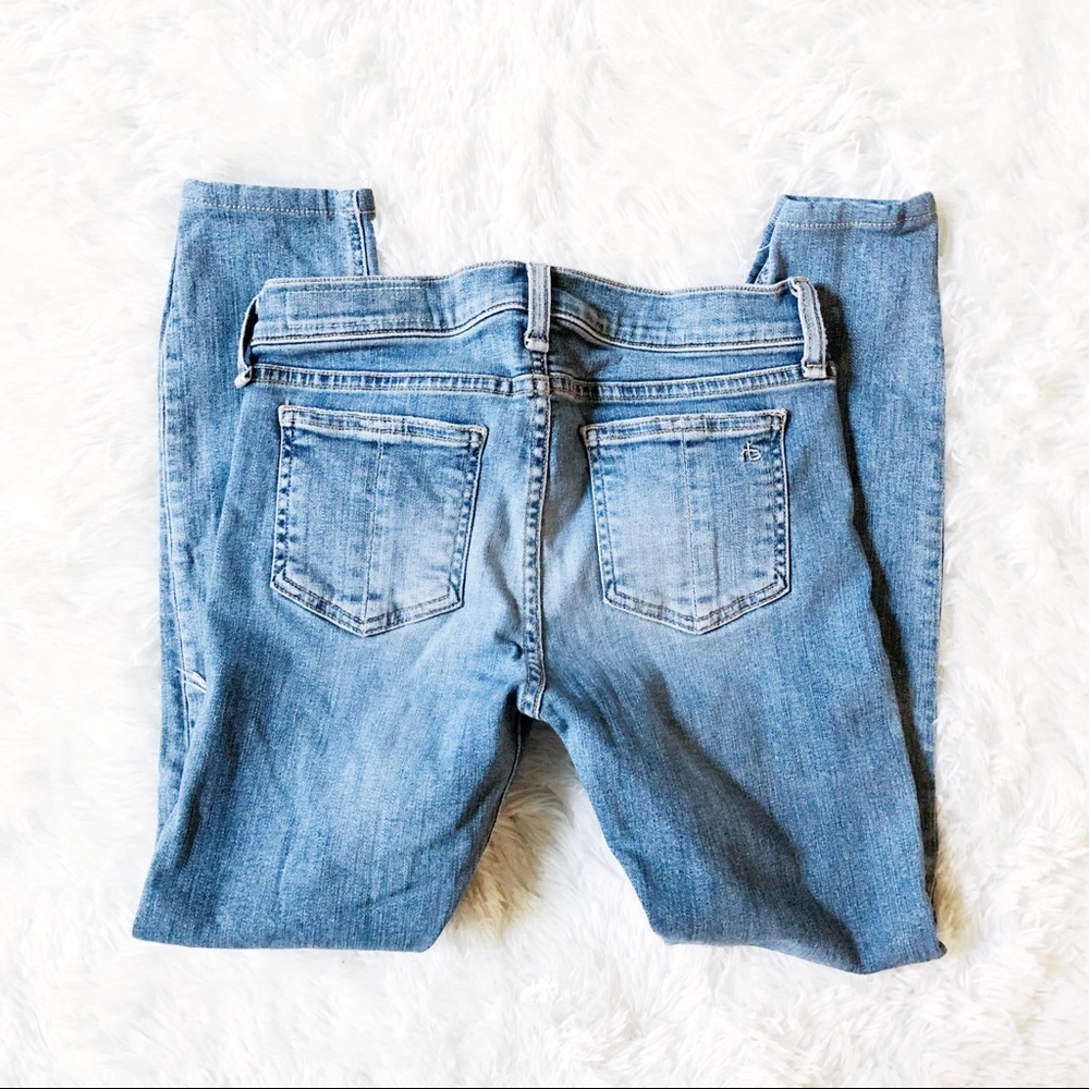 Rag & Bone Ripped Denim Jeans Ripped Capri sz25 - Picture 4 of 7